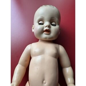 Vintage Ideal ? Doll 19" 20-7 Rubber Head